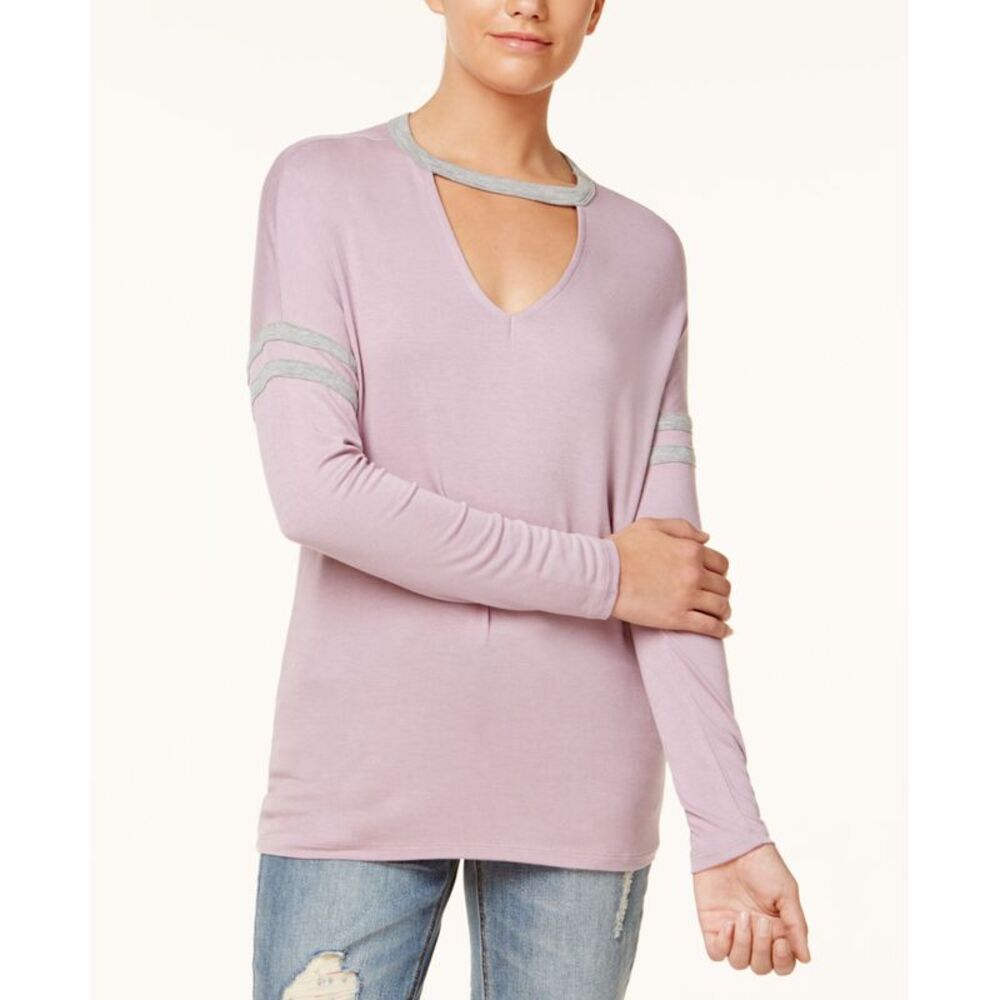 Ultra Flirt Juniors Striped Choker Top